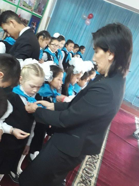 Мектеп оқушыларын "Жас Ұлан" және "Жас Қыран" ұйымдарына қабылдау